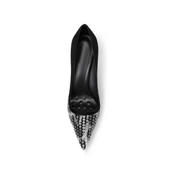 Sequinned High Heel Pumps - 10cm
