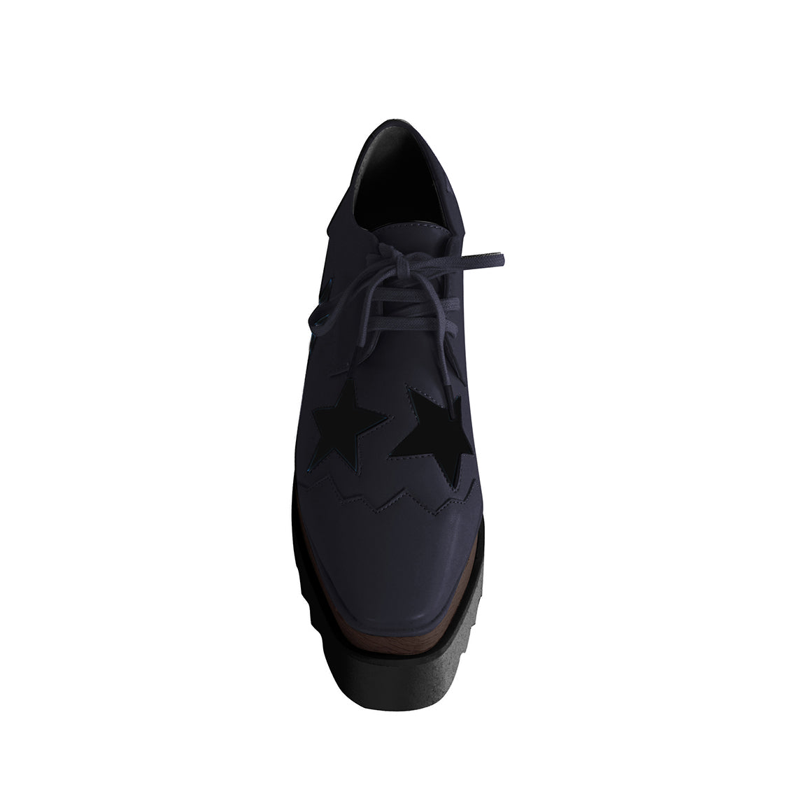 Star Lace Up Oxfords Platform Sneakers