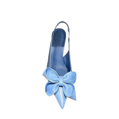 Bow Mid Heel Sandals