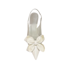 Bow Mid Heel Sandals