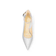 Cut Out Mid Heel Sandals - 8cm