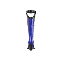 Chain Embellished Knee High Boots