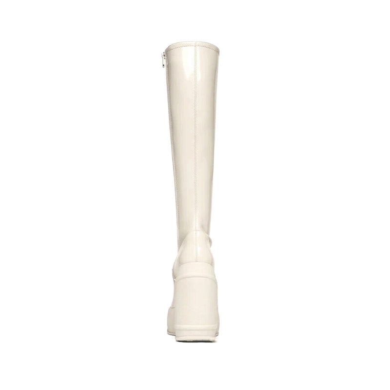 Wedged Heel Knee High Boots