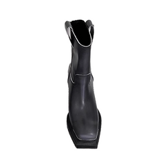 Block Heel Ankle Boots