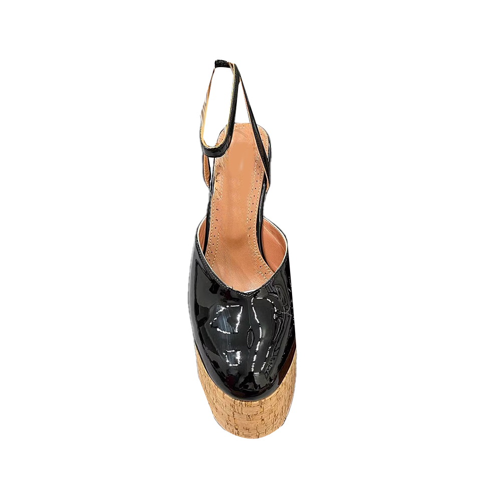 Ankle Strap Platform Wedged Heel Sandals