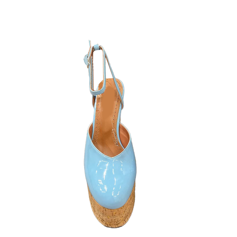Ankle Strap Platform Wedged Heel Sandals