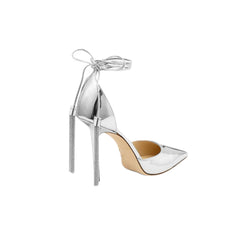 Tassels Lace Up High Heel Sandals