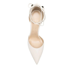 Tassels Lace Up High Heel Sandals