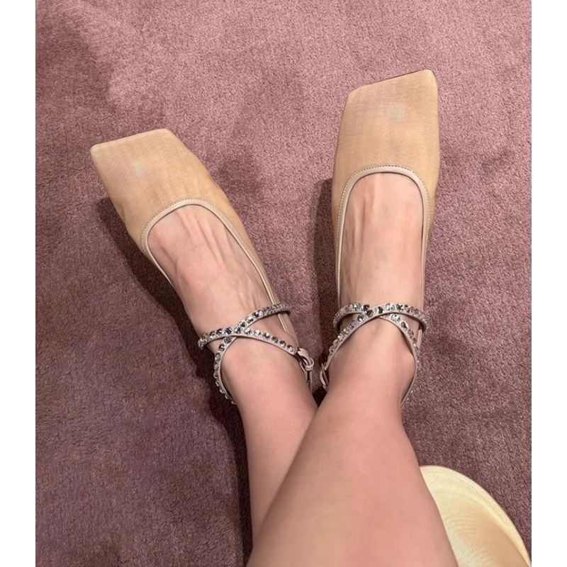 Diamante Flat Shoes