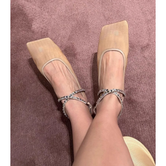 Diamante Flat Shoes