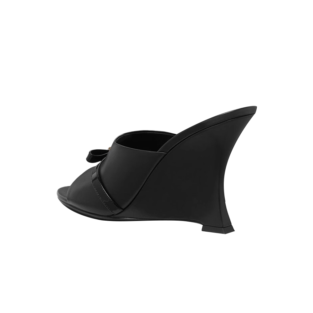 Wedged Heel Mules Sandals