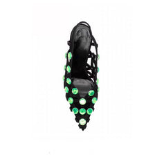 Diamante Cut Out High Heel Sandals