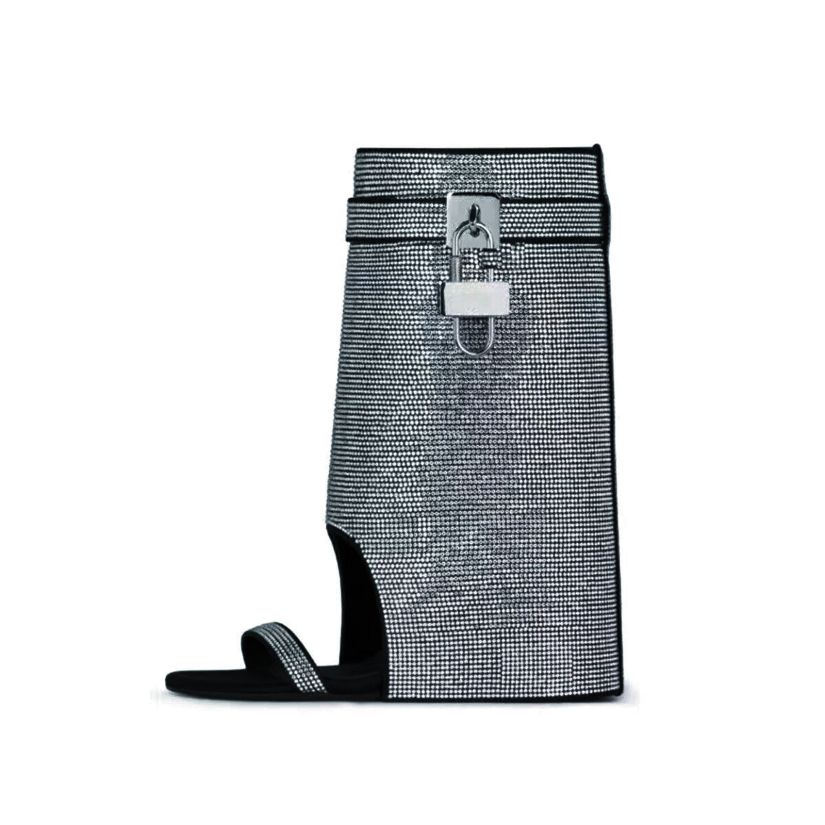 Lock And Diamante Summer Boots