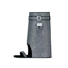 Lock And Diamante Summer Boots