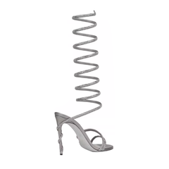 Diamante Wrap High Heel Sandals