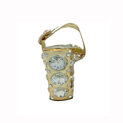 Diamante Block High Heel Sandals