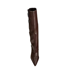 Buckled Knee High Boots