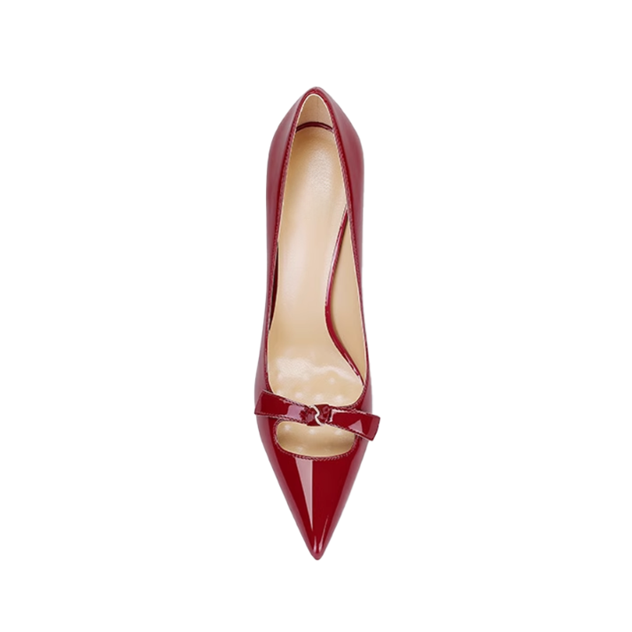 Cut Out Mid Heel Pumps - 8cm