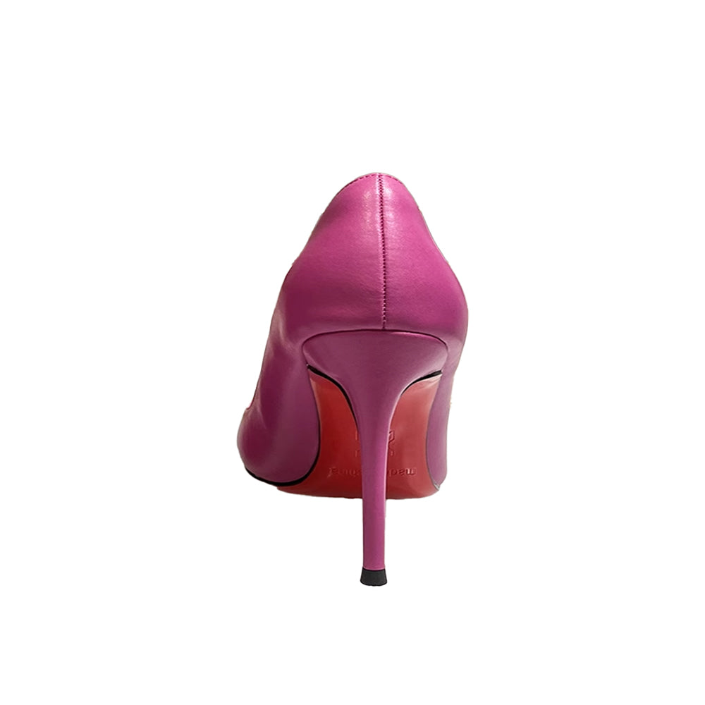 One Stud Mid Heel Pumps - 8cm