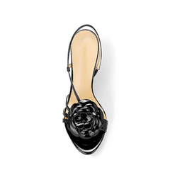 Flower Mid Heel Sandals - 6cm