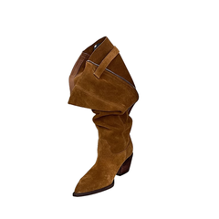 Buckled Slouch Boots