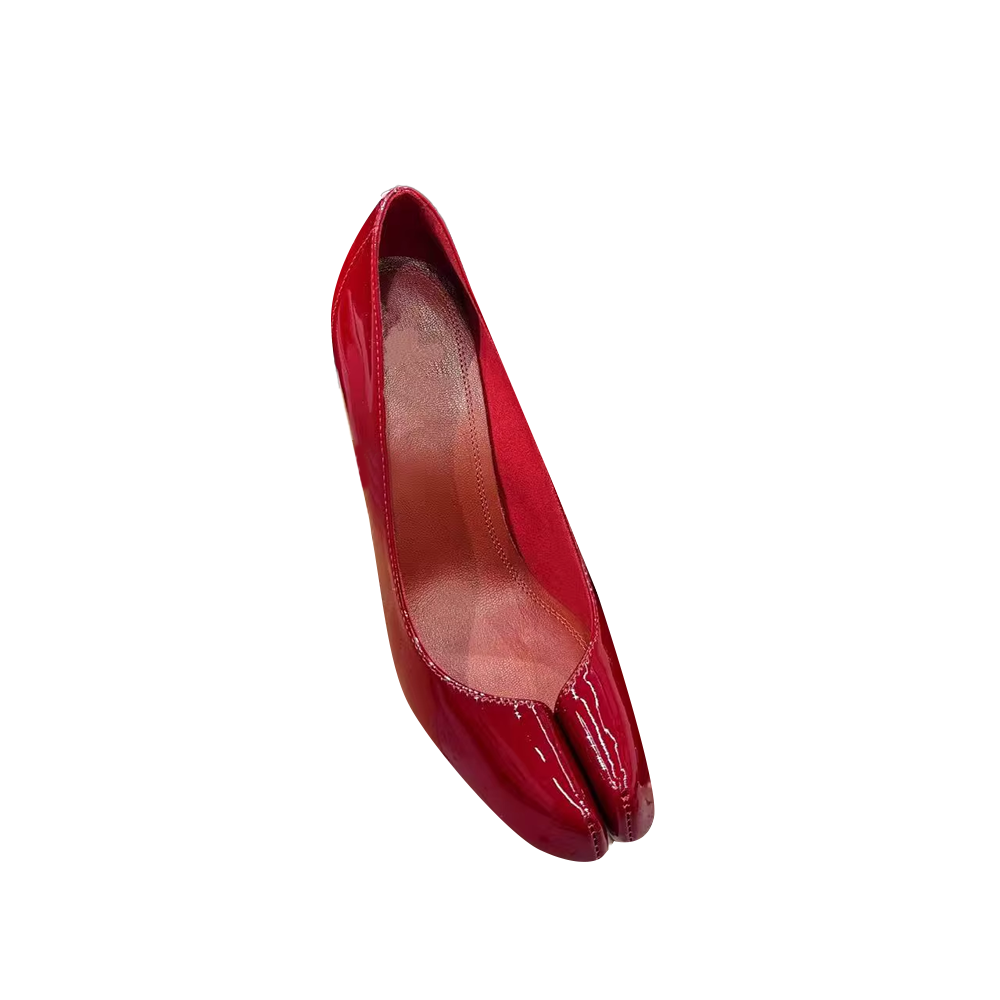 Spilt Toe High Heel Pumps