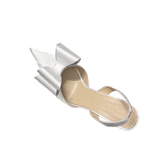 Bow Mid Heel Sandals - 8cm
