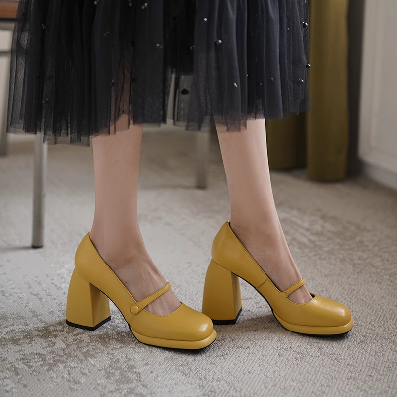 Block Heel Pumps
