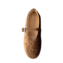 Buckled Flat Ballet Shoes