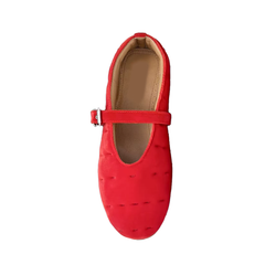 Buckled Flat Ballet Shoes