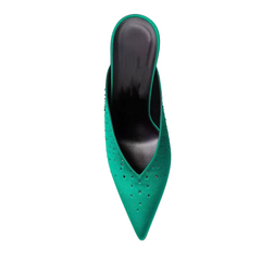 Diamante Mules Sandals