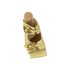 Buckled Mules Sandals