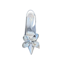 Bow Kitten Heel Sandals