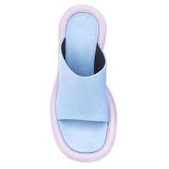 Bi-Color Mules Sandals