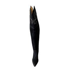 Diamante Over The Knee Boots