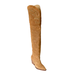 Diamante Over The Knee Boots