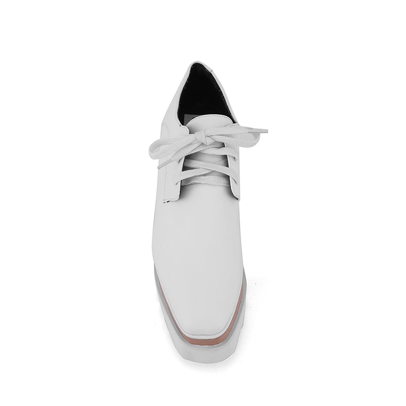 Lace Up Oxford Platform Sneakers