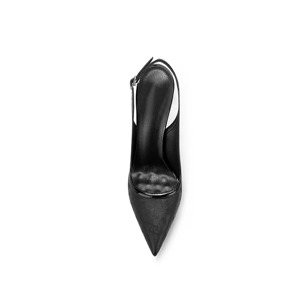 Slingback Mid Heel Sandals - 6cm