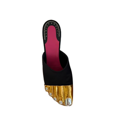 Toe Detailed Statement Mules Sandals