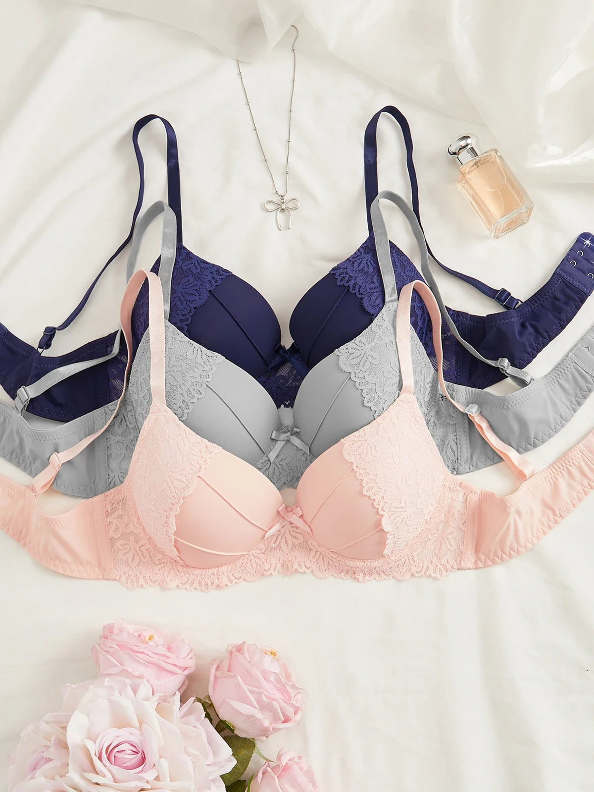 3PCS Lace Women's Underwear