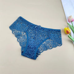 3PCS/Set Sexy Mid Rise Women Lace Panties
