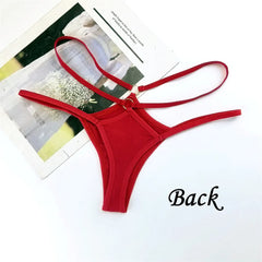 3pcs Cross Strap Women Cotton Thong