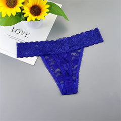 3pcs Sexy Lace Plus Size Women's Thong
