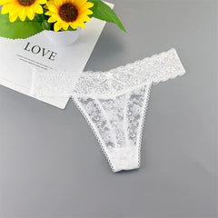 3pcs Sexy Lace Plus Size Women's Thong