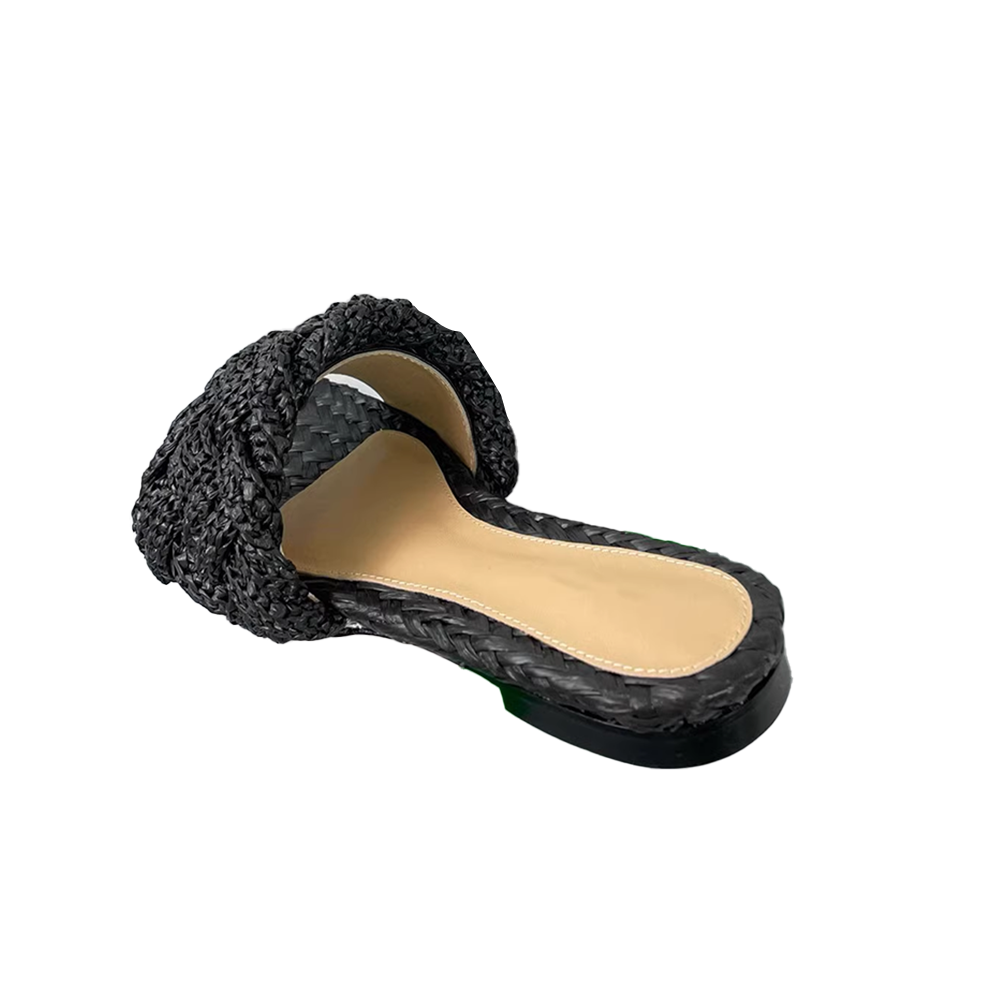 Braided Slippers Slides
