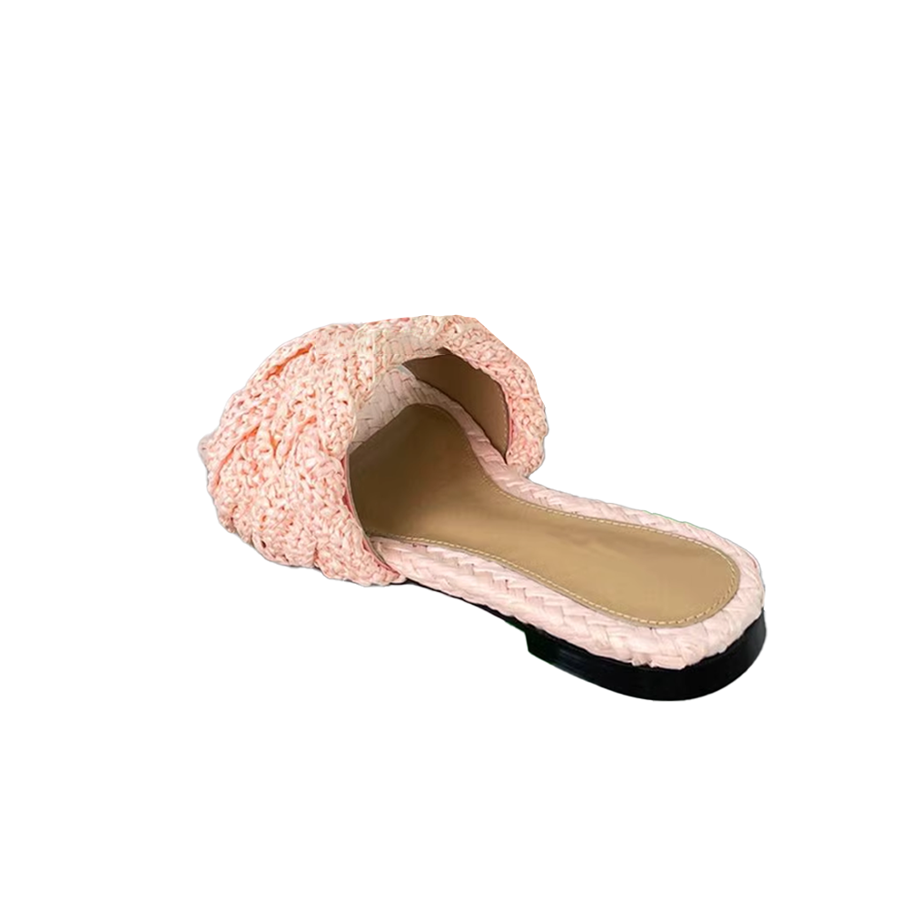 Braided Slippers Slides