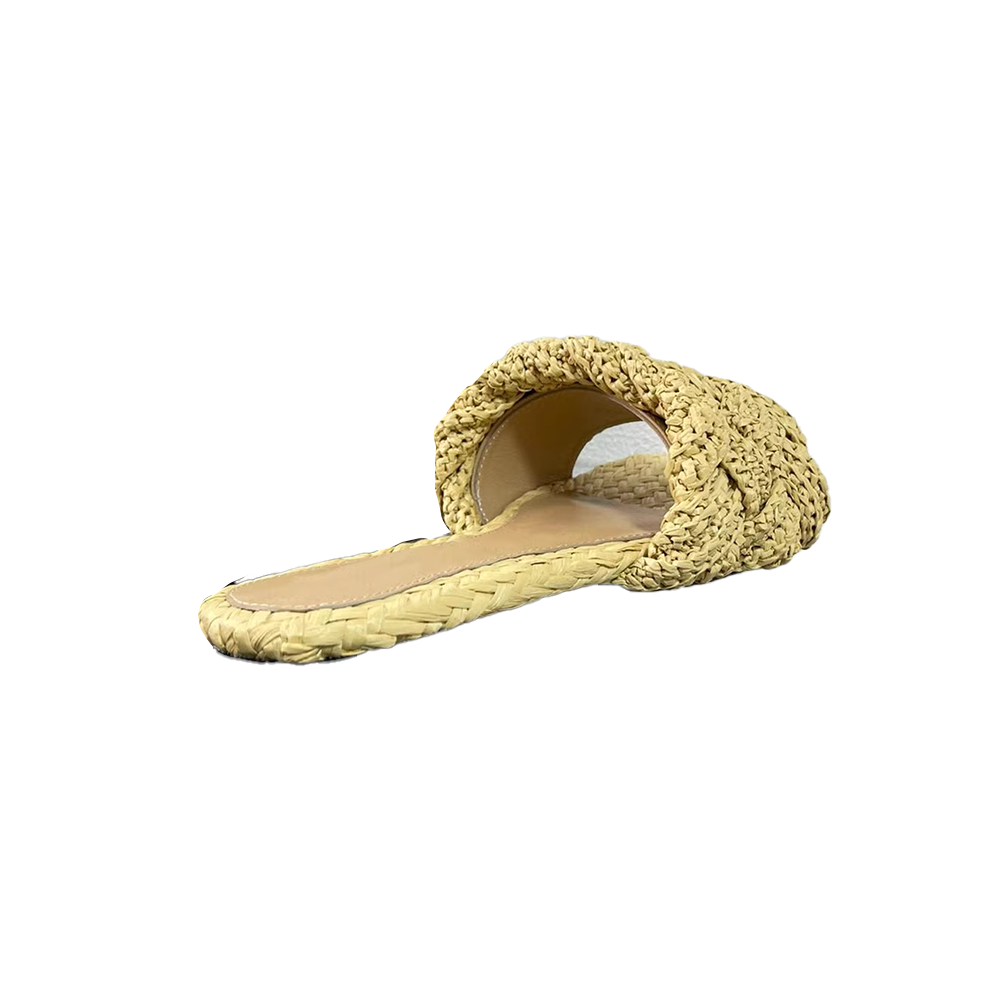 Braided Slippers Slides