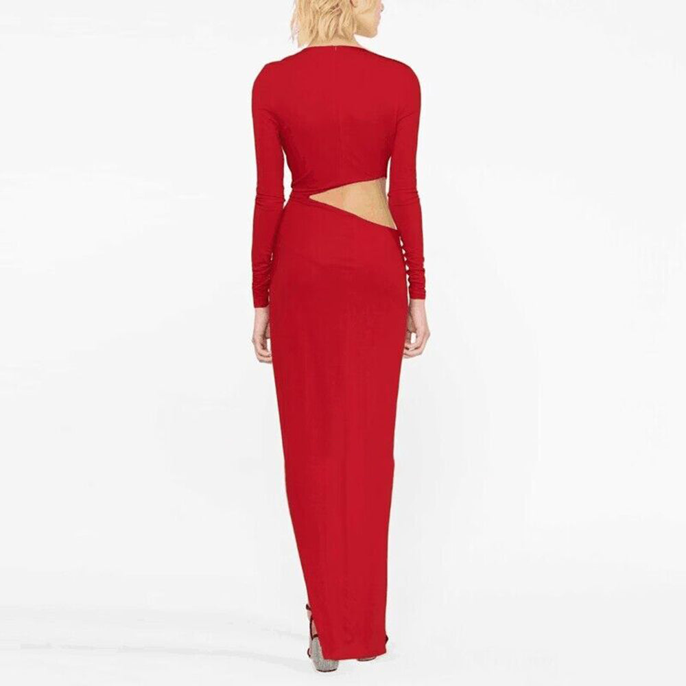 Cut Out Evening Dress Gown