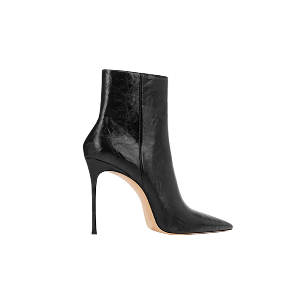 Stiletto High Heel Ankle Boots - 8cm