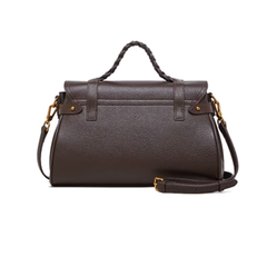 Metal Lock Buckled Tote Bag